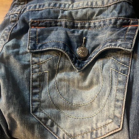 True Religion Geno Flap Big T Men's 34x32 Relaxed Slim Jeans - Picture 5 of 7